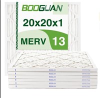 BOOGUAN Filters 20X20X1 MERV 13 Air Filters