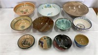 11 Assorted Vintage Bowls