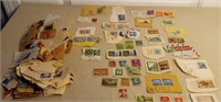 Assorted Postage Stamps Most From 40's, 50's, &