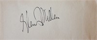 Glenn Miller signature slip