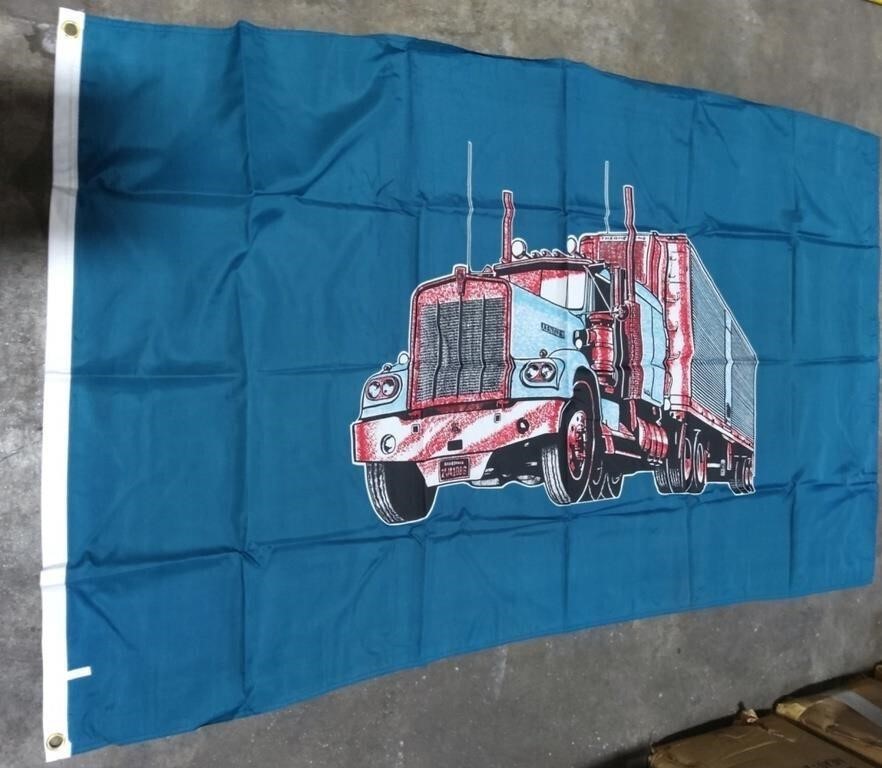 Qty of 5 - 3x5Ft Trucker Flags NEW