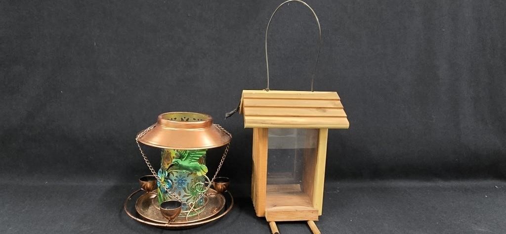 Hummingbird Feeder & Bird Feeder