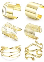 6 PCS UPPER ARM CUFF JEWELRY SET