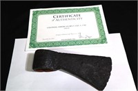 C1700 Colonial American belt axe w/certificate