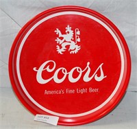 TIN COORS SERVING TRAY