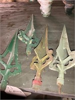 Architectural cast iron Final awning parts