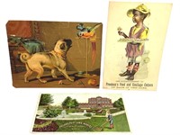 3 Vtg. Advertising Trade Cards, Michigan Buggy Co.