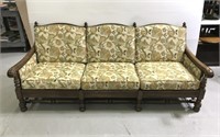 Vintage Ethan Allen wood couch