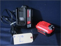 Craftsman V20 Lithium Ion 4AH Battery & Charger