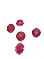 Ruby gemstones