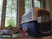 Large Dog Crate and Accessories