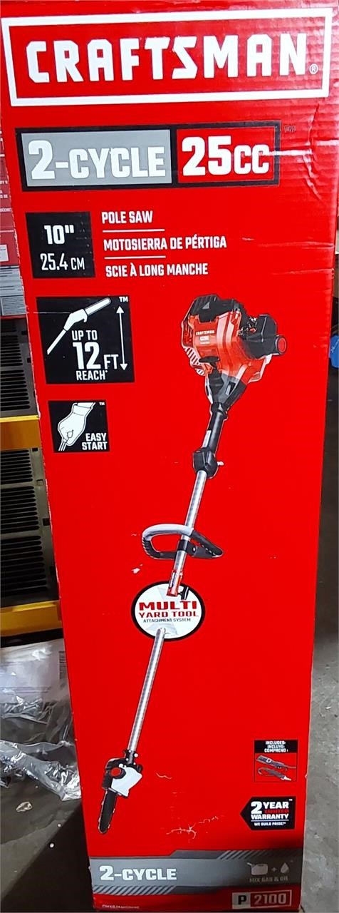 Craftsman P2100 2cycle 25cc 10" Pole Saw