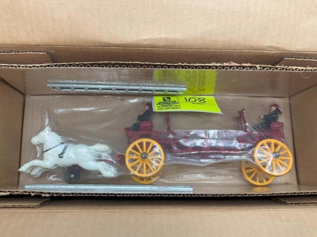 HOOK AND LADDER HORSE DRAWN CARRIAGE BRAND NEW