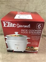 New Elite gourmet rice cooker and food steamer