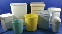 Garbage bins lot