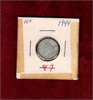 CANADA 1944 SILVER DIME