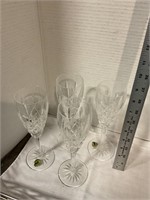 Waterford crystal. Flute champagne glasses