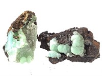 2 Cupro-Adamite Specimens, Gold Hill, Utah