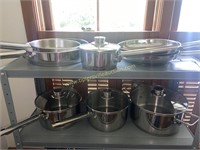 8pc stainless cookware