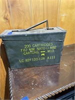 Vintage Metal Ammo Box