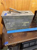 Vintage Metal Ammo Box