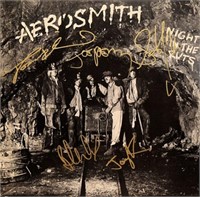 Aerosmith signed Night In The Ruts album