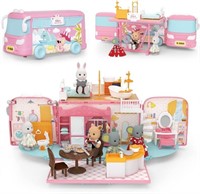 $46  Doll House Toys - Small Dollhouse Set