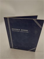 Vintage Buffalo Nickel Book w/Some Coins