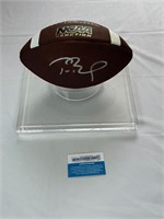 Tom Brady Signed Wilson Football 10/10 With COA