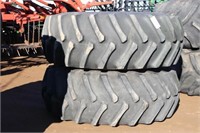 Set of FS 24.5 x 32 Tires & Rims #