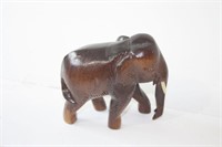 Hand made wood elephant