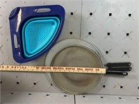 Lot of Kitchen Strainers