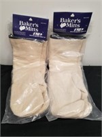Two new packs of Baker's mitts
