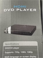 HDMI DVD PLAYER RETAIL $140