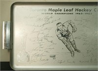 1962-1963 Toronto Maple Leafs World Champions Sign