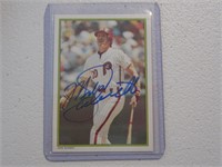 MIKE SCHMIDT SIGNED SPORTS CARD WITH COA
