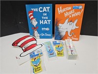 Dr. Seuss Books & Bookmarks +
