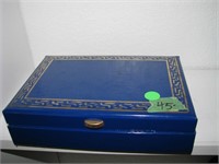 Blue jewelry box