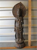 Heavy Bronzed Vishnu Statue