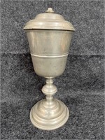 Antique Pewter Chalice w/ Lid-Heyne