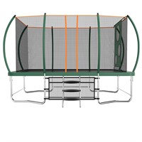 8x14 FT Rectangle Trampoline with Enclosure