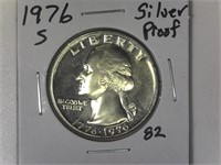 1976-S Silver Proof Washington Quarter
