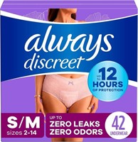 Always Discreet Incontinence Postpartum Underwear