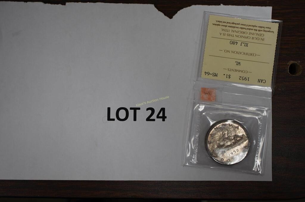 Estate Coin & Tool Auction - July 1/24