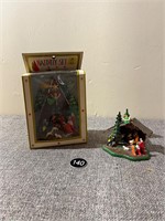 Pair: Vintage Christmas Nativity Sets