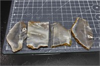 Idaho Ghost Seam Agate, 4 Slabs