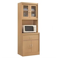 Hodedah Freestanding Kitchen Storage Cabinet