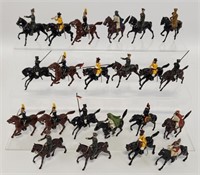 Large Assortment Of Soldiers Riding Horses