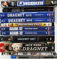 Assorted Dvd Movies,Adam 12.T.J. Hooker,Dragnet