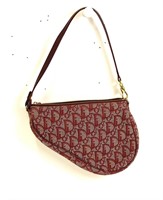Dior Beige/Red Mini Pochette Handbag